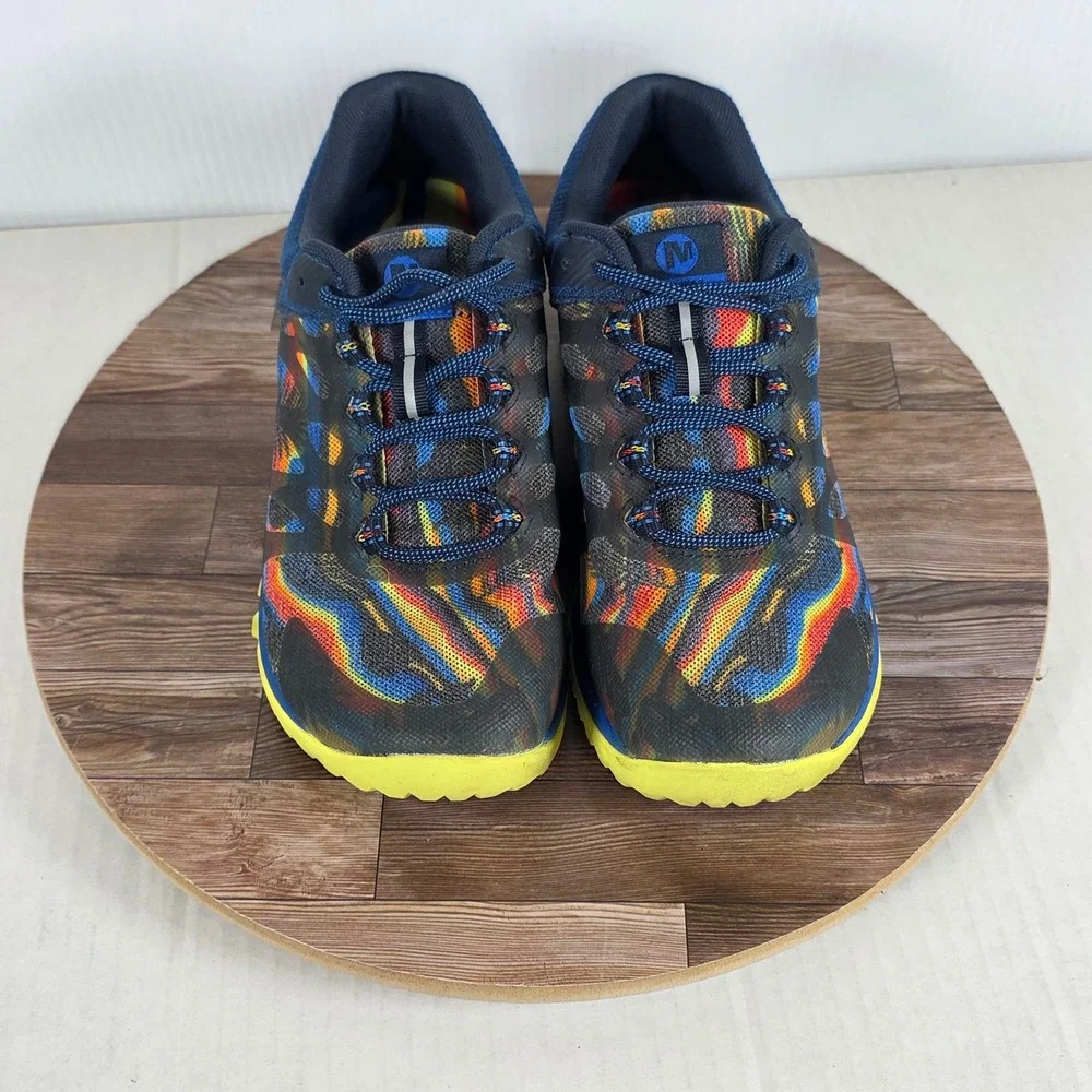 Merrell Antora 2 Trail Running Shoes Womens 7.5 Rainbow Multi Vibram J067188